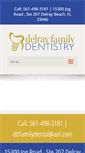 Mobile Screenshot of delrayfamilydentistry.com